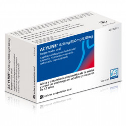 ACYLINE 620 mg/380 mg/630 mg  SUSPENSION ORAL