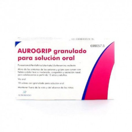 AUROGRIP GRANULADO PARA SOLUCION ORAL