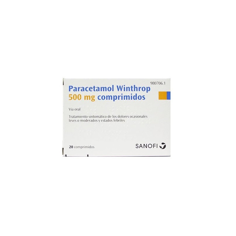 PARACETAMOL WINTHROP 500 mg COMPRIMIDOS