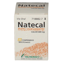 NATECAL 600 mg  COMPRIMIDOS MASTICABLES