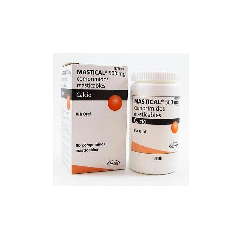 MASTICAL 500 mg COMPRIMIDOS MASTICABLES