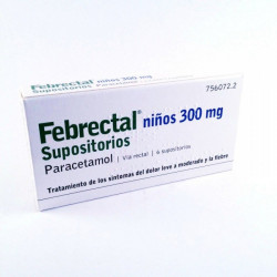 FEBRECTAL NIÑOS 300 mg SUPOSITORIOS