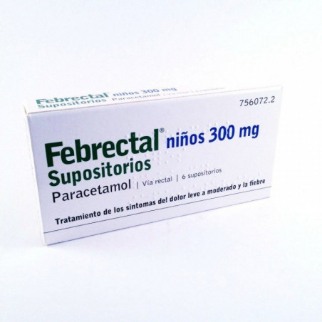 FEBRECTAL NIÑOS 300 mg SUPOSITORIOS