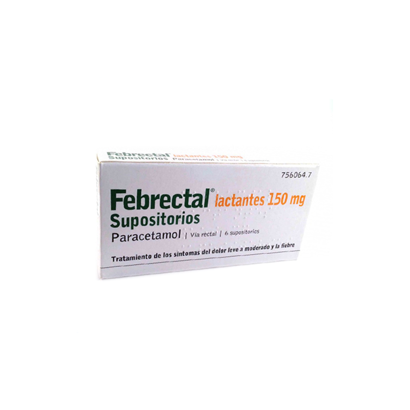 FEBRECTAL LACTANTES 150 mg SUPOSITORIOS