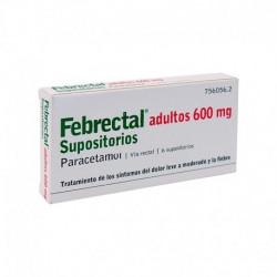 FEBRECTAL ADULTOS 600 mg SUPOSITORIOS