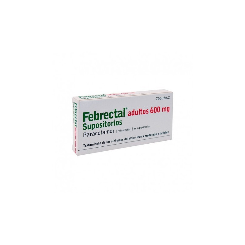 FEBRECTAL ADULTOS 600 mg SUPOSITORIOS