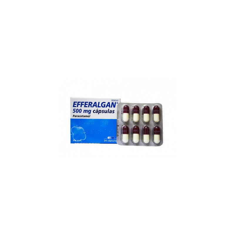 EFFERALGAN 500 mg CAPSULAS