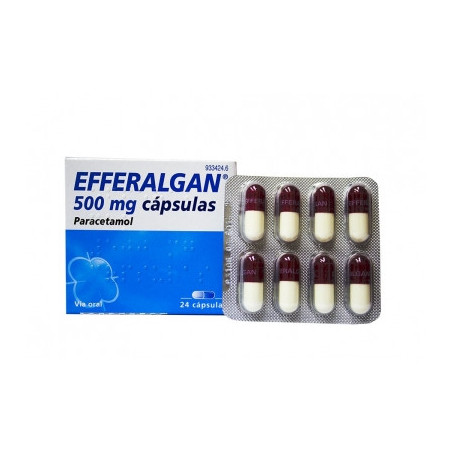 EFFERALGAN 500 mg CAPSULAS