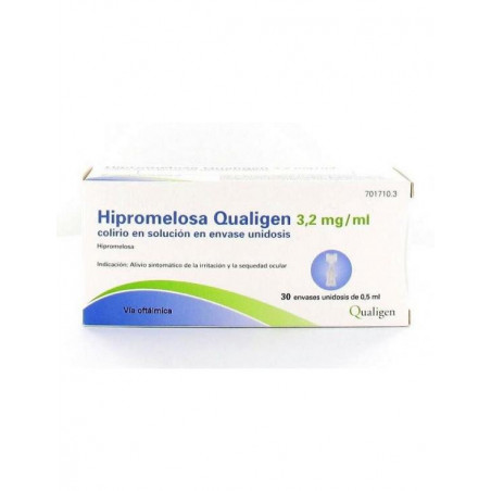 HIPROMELOSA QUALIGEN 3,2 MG/ML COLIRIO EN SOLUCION EN ENVASE UNIDOSIS