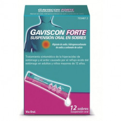 GAVISCON FORTE SUSPENSION ORAL EN SOBRES