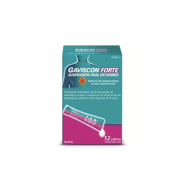 GAVISCON FORTE SUSPENSION ORAL EN SOBRES