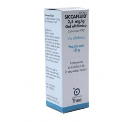 SICCAFLUID 2,5 mg/g GEL OFTALMICO