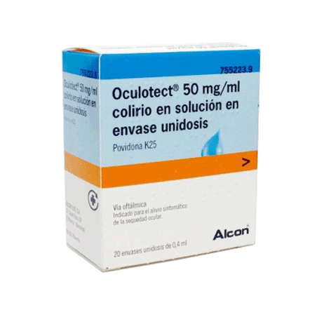 OCULOTECT 50 mg/ml COLIRIO EN SOLUCION EN ENVASE UNIDOSIS
