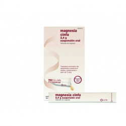 MAGNESIA CINFA 2,4 g SUSPENSION ORAL