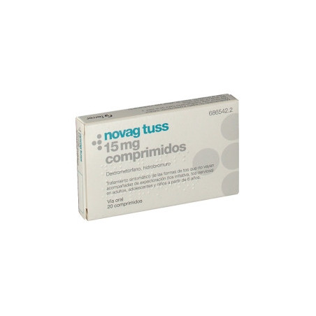 NOVAG TUSS 15 mg COMPRIMIDOS