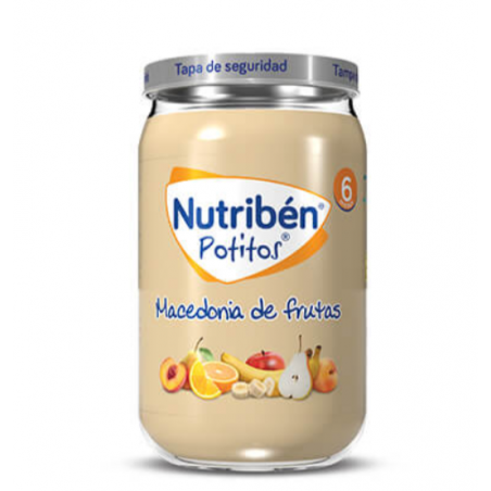 NUTRIBEN POTITOS MACEDONIA DE FRUTAS 235G NUTRIBEN POTITOS MACEDONIA DE FRUTAS 235G