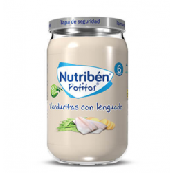 NUTRIBEN POTITOS VERDURITAS CON LENGUADO 235G