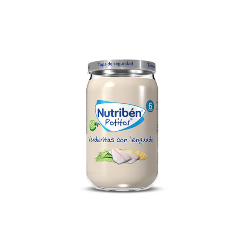 NUTRIBEN POTITOS VERDURITAS CON LENGUADO 235G