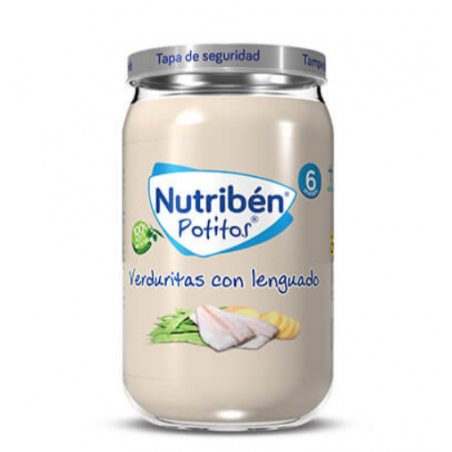 NUTRIBEN POTITOS VERDURITAS CON LENGUADO 235G