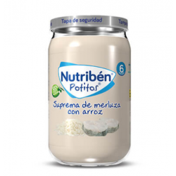 NUTRIBEN POTITO SUPREMA DE MERLUZA CON ARROZ 235G