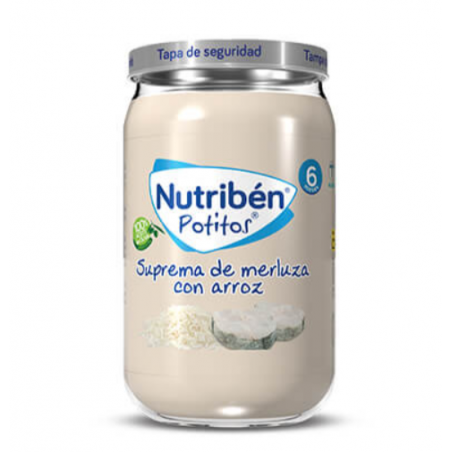 NUTRIBEN POTITO SUPREMA DE MERLUZA CON ARROZ 235G