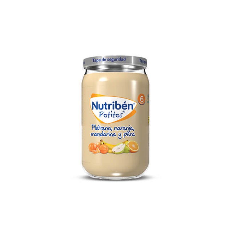 NUTRIBEN PLATANO NARANJA MANDARINA Y PERA 235G