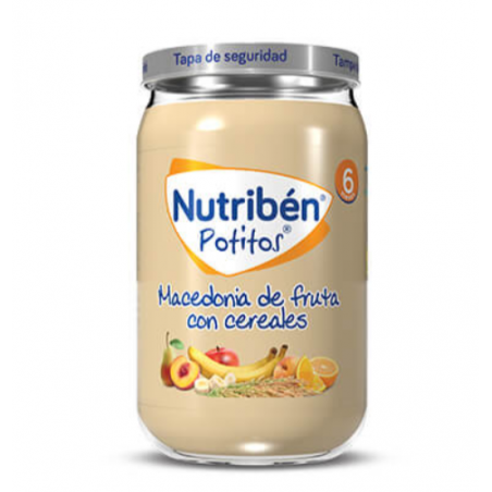 NUTRIBEN POTITOS MACEDONIA DE FRUTAS CON CEREALES 235G
