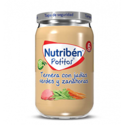 NUTRIBEN TERNERA CON JUDÍAS VERDES Y ZANAHORAS 235G