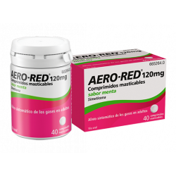 AERO RED 120 mg COMPRIMIDOS MASTICABLES SABOR MENTA