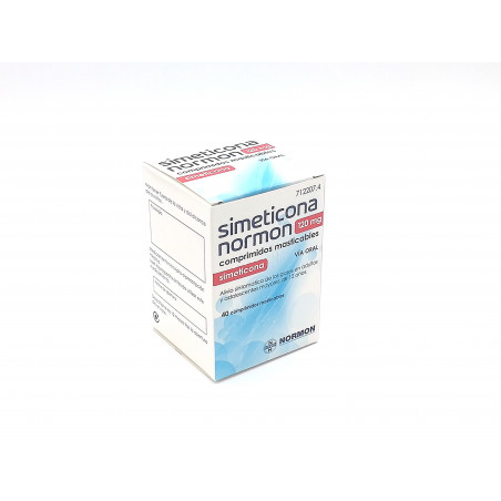 SIMETICONA NORMON 120 MG 40 COMPRIMIDOS MASTICABLES SIMETICONA NORMON 120 MG 40 COMPRIMIDOS MASTICABLES
