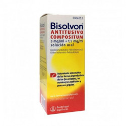 BISOLVON ANTITUSIVO COMPOSITUM 3 mg/ml + 1,5 mg/ml SOLUCION ORAL