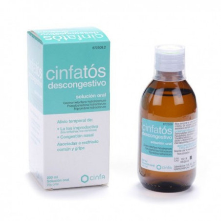 CINFATOS DESCONGESTIVO SOLUCIÓN 200ML CINFATOS DESCONGESTIVO SOLUCIÓN 200ML