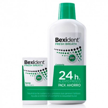 BEXIDENT FRESH BREATH PACK COLUTORIO + SPRAY BEXIDENT FRESH BREATH PACK COLUTORIO + SPRAY