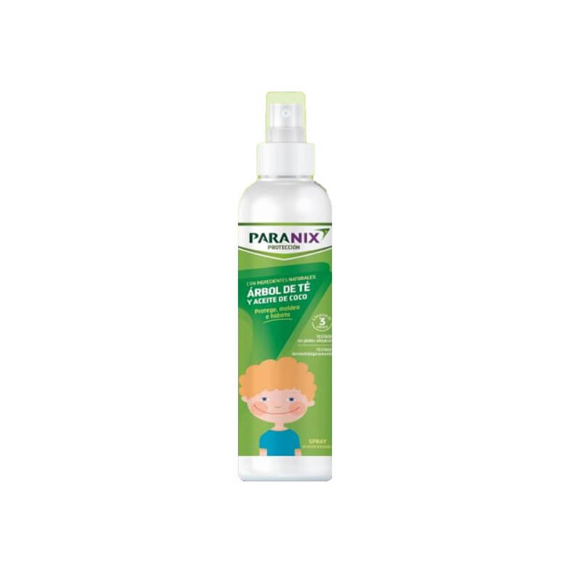 PARANIX SPRAY ACONDICIONADOR CON ARBOL DE TÉ Y ACEITE DE COCO 250ML