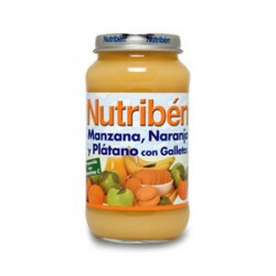 NUTRIBEN 250 MANZANA NARANJA PLATANO Y GALLETA GRANDOTE 250 G