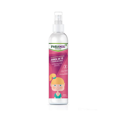 PARANIX SPRAY ACONDICIONADOR CON ARBOL DE TÉ Y ACEITE DE COCO NIÑA 250ML