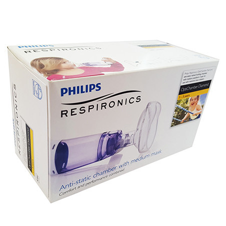 PHILIPS OPTICHAMBER DIAMOND CÁMARA DE INHALACIÓN CON MASCARILLA INFANTIL