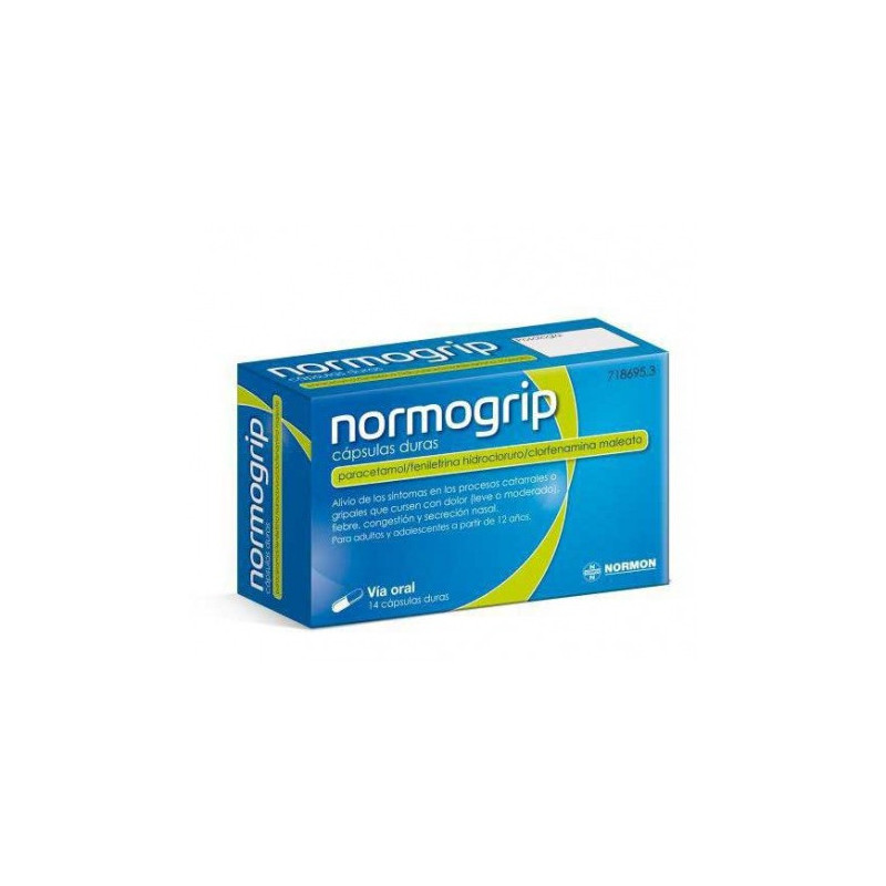 NORMOGRIP ANTIGRIPAL 14 CÁPSULAS