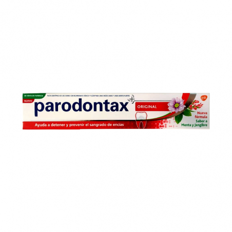 PARODONTAX FLUOR PASTA 75 ML - Nueva Formula Sabor Menta y Jengibre.