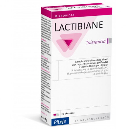 LACTIBIANE TOLERANCE PILEJE 2,5G 30 CAPSULAS