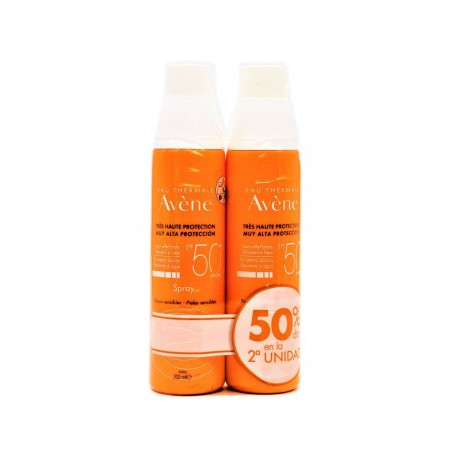 PACK AVENE SOLAR SPRAY FACTOR 50+ 2X200 ML PACK AVENE SOLAR SPRAY FACTOR 50+ 2X200 ML