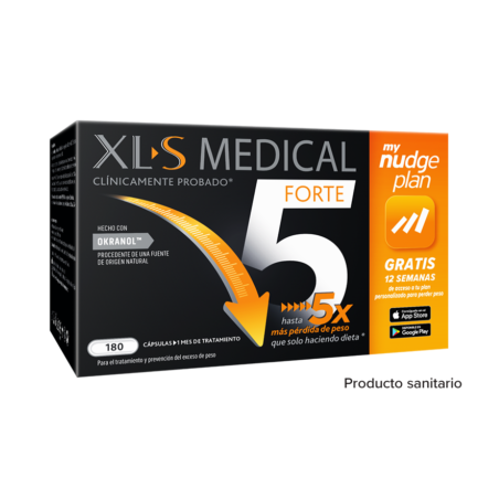 XLS MEDICAL FORTE 5 PÉRDIDA PESO 180 CÁPSULAS XLS MEDICAL FORTE 5 PÉRDIDA PESO 180 CÁPSULAS