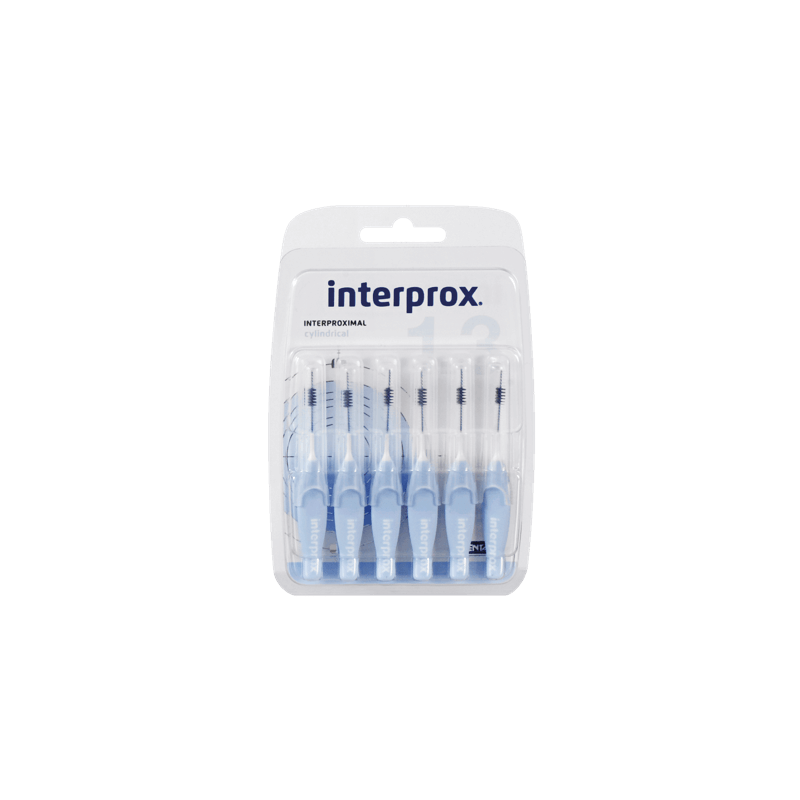 INTERPROX CEPILLO CILÍNDRICO 1,3 mm 6 U