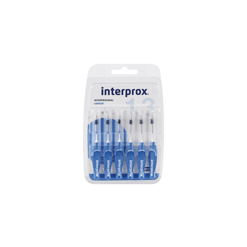 INTERPROX CEPILLO CONICAL 1,3 mm 6 U