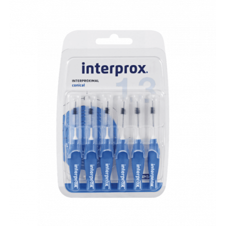 INTERPROX CEPILLO CONICAL 1,3 mm 6 U