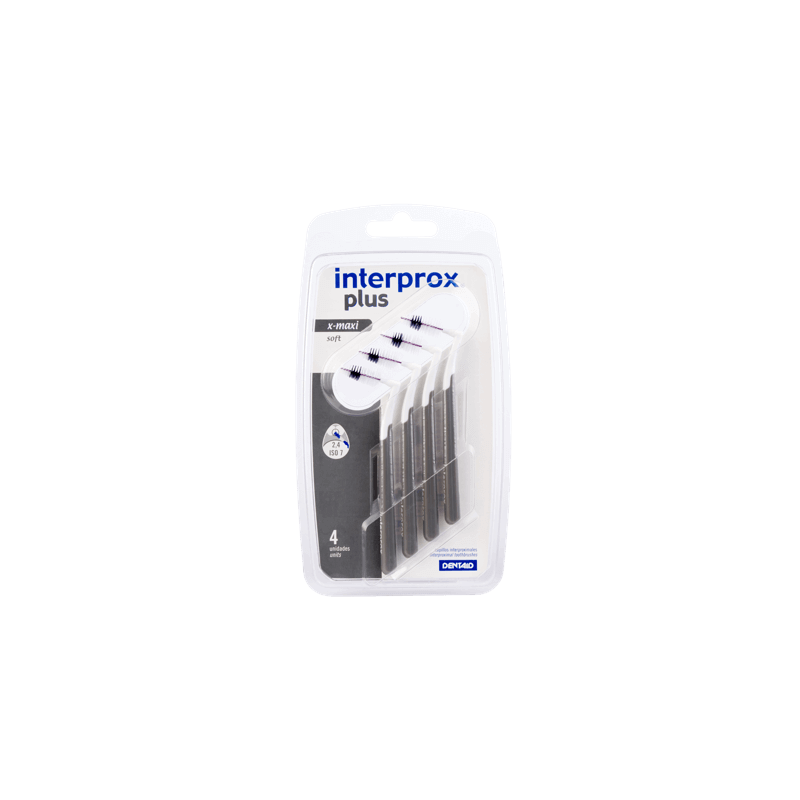 INTERPROX CEPILLO PLUS X-MAXI SOFT 2,4 mm 4 U