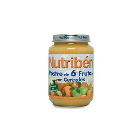 NUTRIBEN JUNIOR POSTRE 6 FRUTAS CON CEREALES JUNIOR 200 G NUTRIBEN JUNIOR POSTRE 6 FRUTAS CON CEREALES JUNIOR 200 G