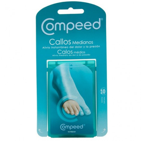 COMPEED CALLOS ACTIVOS TRATAMIENTO 10 APOSITOS MEDIANOS COMPEED CALLOS ACTIVOS TRATAMIENTO 10 APOSITOS MEDIANOS