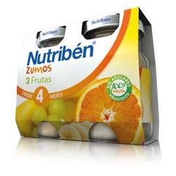 NUTRIBEN ZUMO FRUTAS VARIADAS  130 ML 2 U BIPACK