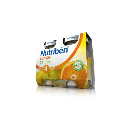 NUTRIBEN ZUMO FRUTAS VARIADAS  130 ML 2 U BIPACK